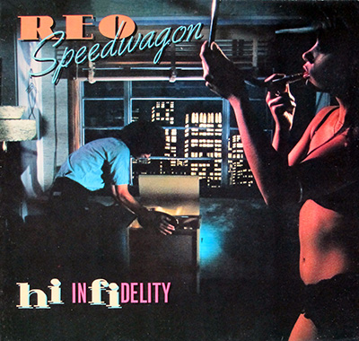 REO SPEEDWAGON - Hi In Fidelity album front cover vinyl record